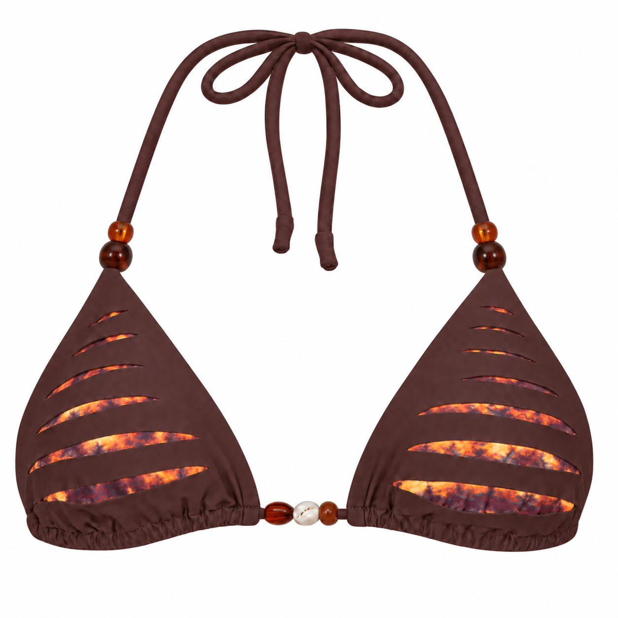 double layer bikini top