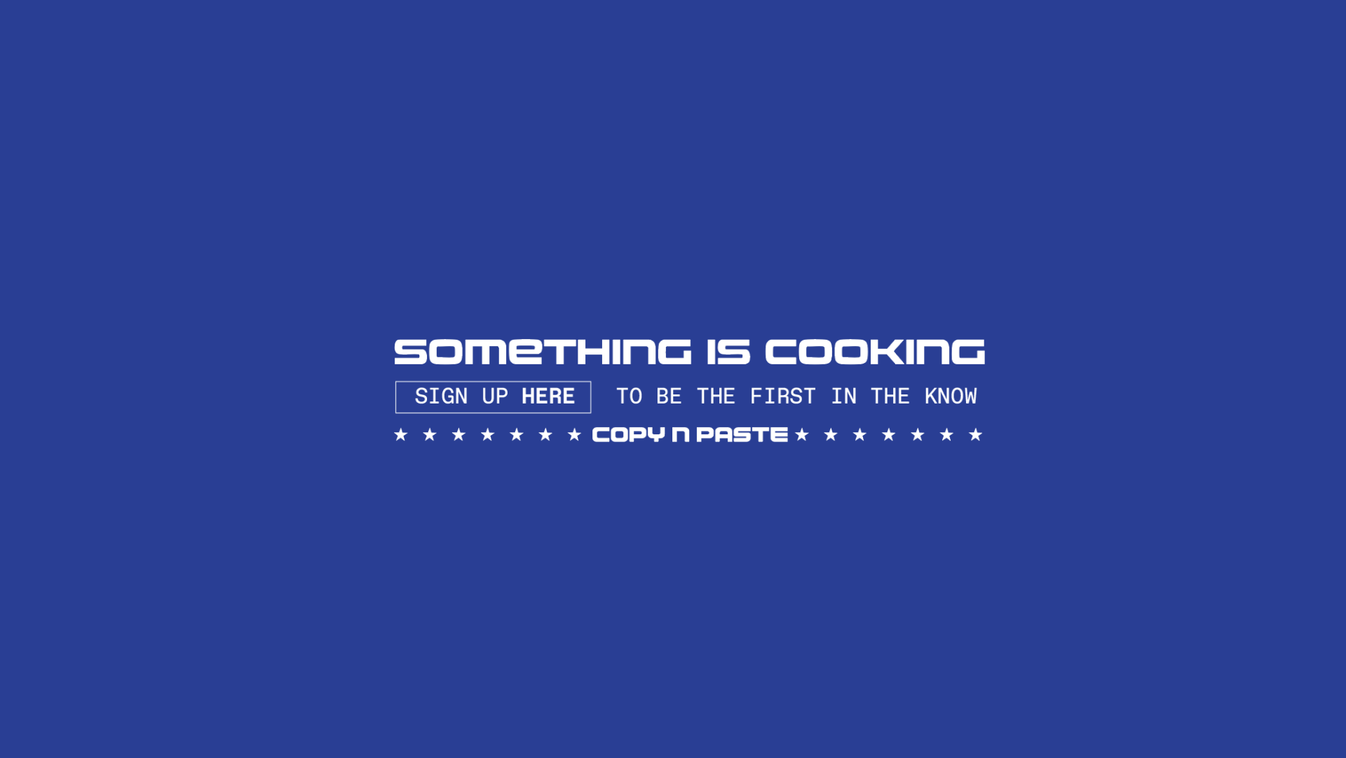coming soon copy n paste